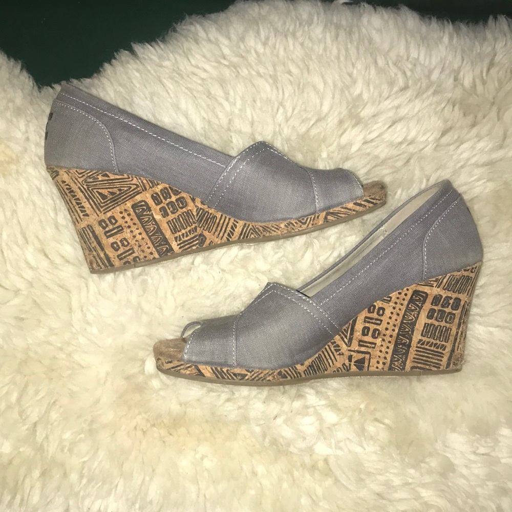 TOMS Wedges 7.5